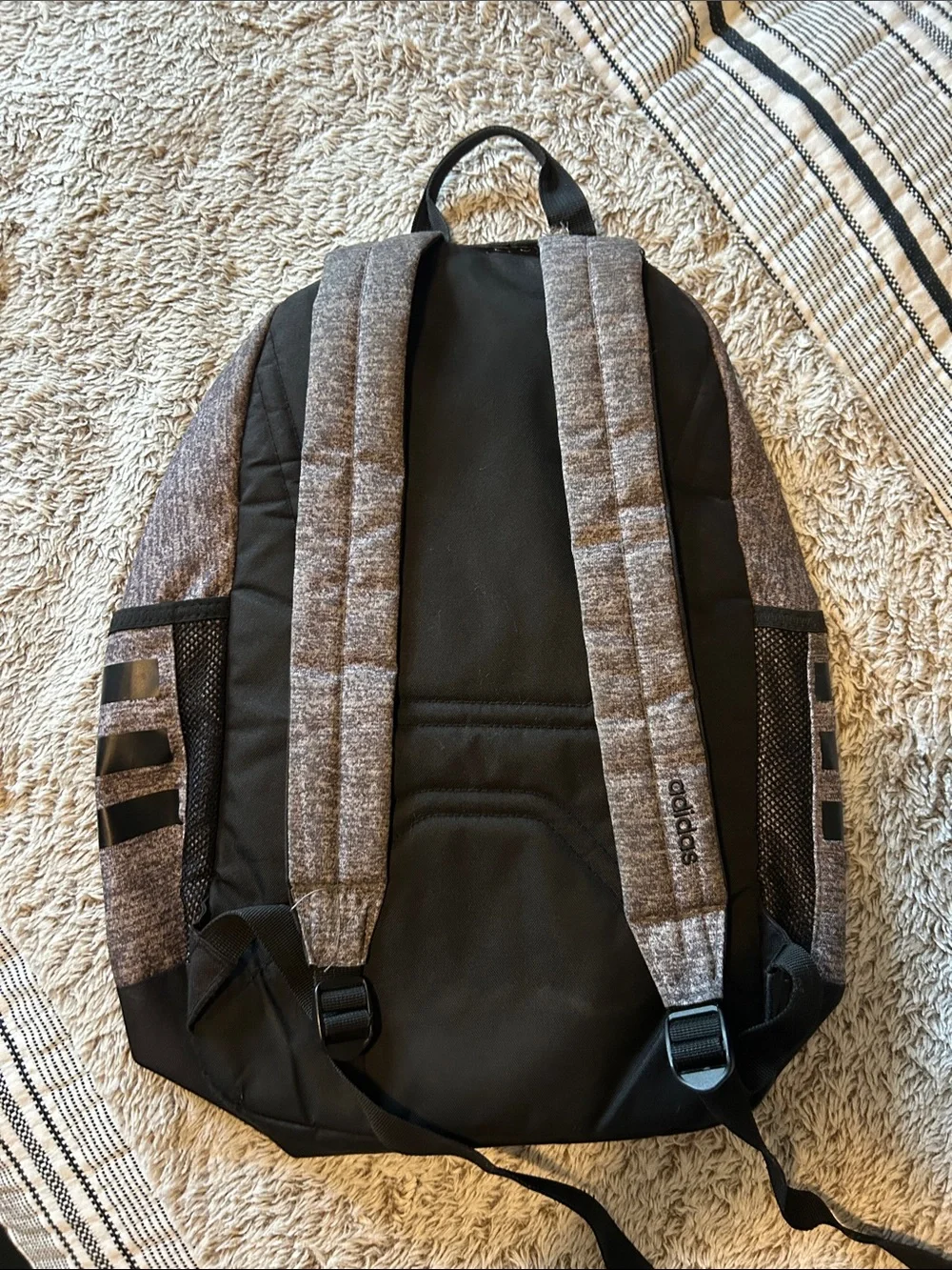 adidas Gray Heather and Black Everyday Backpack